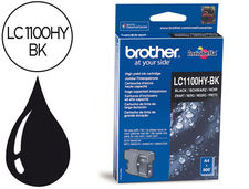 Ink-jet brother lc-1100bk negro alta capacidad 900 pag