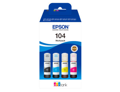 Ink-jet epson /104 4 clr multipack (bk / c / m / y)/ecotank et-2710 / et-2711 / - Foto 2