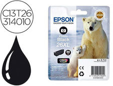 Ink-jet epson 26xl xp-600 / 605 / 700 / 800 negro 700 pag