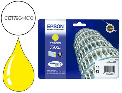 Ink-jet epson 79xl 900p wf 4630 / 4640 / 5110 / 5620 / 5690 / 5690 amarillo