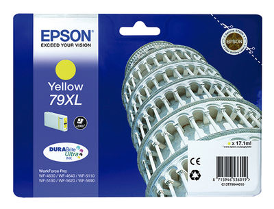 Ink-jet epson 79xl 900p wf 4630 / 4640 / 5110 / 5620 / 5690 / 5690 amarillo - Foto 2