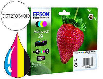 Ink-jet epson home 29 t2986 xp435/330/235 multipack 4 colores