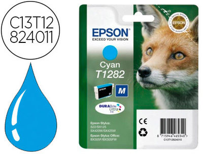 Ink-jet epson t1282 stylus s22 / sx125 cyan -170 pag-