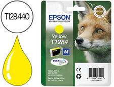 Ink-jet epson t1284 amarillo sx125 / sx420w / 425w / office bx305f -capacidad