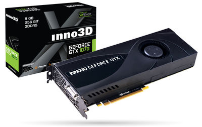Inno3D GeForce gtx 1070 8GB GDDR5 graphics card N1070-2DDN-P5DN