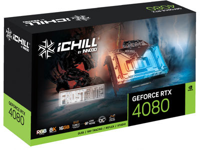Inno3D nvidia iChill GeForce rtx 4080 Frostbite 16GB C4080-166XX-1870FB - Zdjęcie 2
