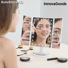 InnovaGoods 4 in 1 Kosmetikspiegel mit Vergrößerung und LED Licht