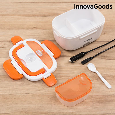 InnovaGoods 40W 12 V Elektrische Lunchbox für Autos Weiß Orange - Foto 4