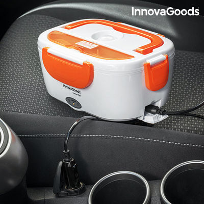 InnovaGoods 40W 12 V Elektrische Lunchbox für Autos Weiß Orange - Foto 5