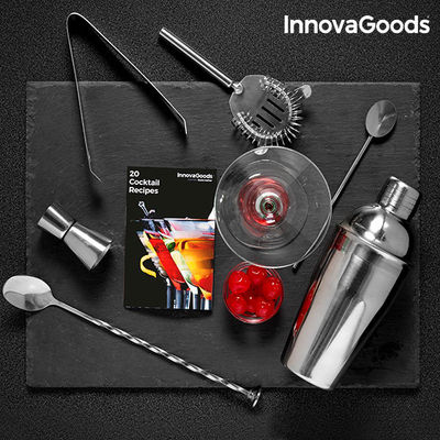 InnovaGoods Cocktail Set mit Rezeptbuch (6-teilig) - Foto 2