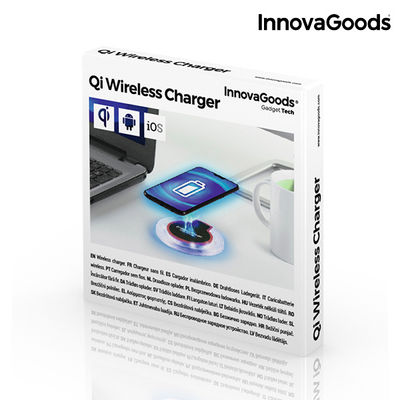 InnovaGoods Drahtloses Ladegerät für Qi Smartphones