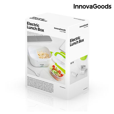 InnovaGoods Elektrische Lunchbox 40W Weiß Grün - Foto 3