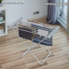 InnovaGoods Elektrischer Wäscheständer in Grau 120W (8 Stangen)