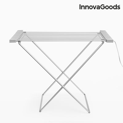 InnovaGoods Elektrischer Wäscheständer in Grau 120W (8 Stangen) - Foto 2