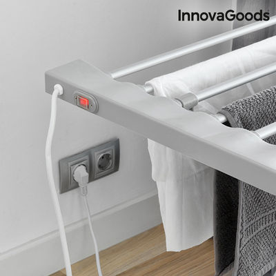InnovaGoods Elektrischer Wäscheständer in Grau 120W (8 Stangen) - Foto 4