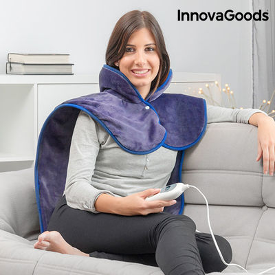 InnovaGoods Elektrisches Kissen für Nacken, Schultern &amp;amp; Rücken 60 x 90 cm 10