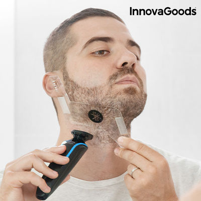 InnovaGoods Hipster Barber Bartschablone - Foto 2