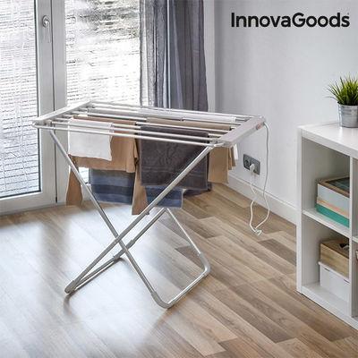 InnovaGoods Home Houseware zusammenklappbarer elektrischer Wäscheständer, 1000W,