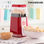 InnovaGoods Hot &amp;amp;amp; Salty Times Heißluft Popcornmaschine 1200 W Rot - 1