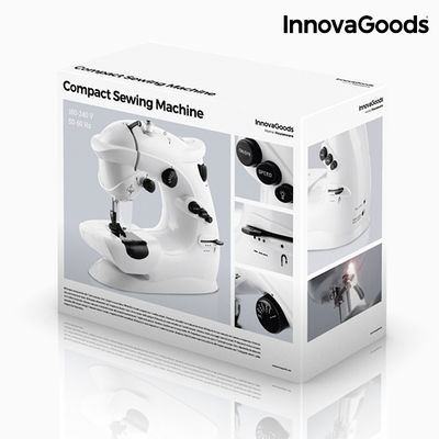 InnovaGoods Kompaktnähmaschine 6 V 1000 mA Weiß - Foto 4