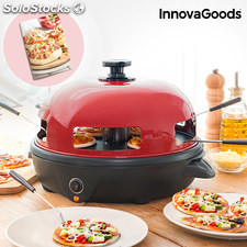 InnovaGoods Mini Pizzaofen mit Presto! Rezeptbuch 700W Rot Schwarz