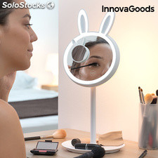InnovaGoods Mirrobbit 2 in 1 LED Schminkspiegel mit Lampe