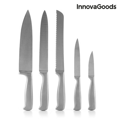 InnovaGoods Premium Messerset mit Voodoo Messerblock (6-teilig) - Foto 2