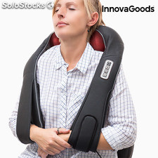 InnovaGoods Pro Shiatsu Massagegerät 24W Schwarz Grau