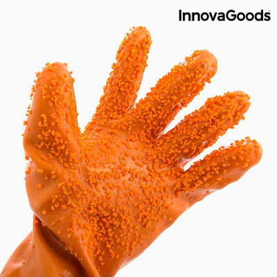 InnovaGoods Reinigungs- und Schäl-Handschuhe für Obst und Gemüse - Foto 4