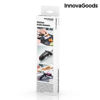 InnovaGoods Scherenmesser mit integriertem Mini-Schneidebrett - Foto 2