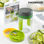 InnovaGoods Spiral-Gemüsereibe und -schneider mit dem Kitchen Foodies Rezeptbuch - 1