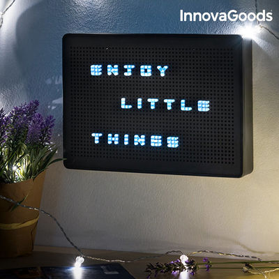 InnovaGoods Tafel mit Aufsteckbaren LED Buchstaben - Foto 2