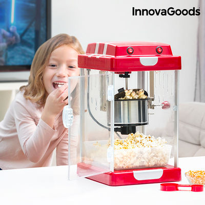 InnovaGoods Tasty Pop Times Popcornmaschine 310W Rot