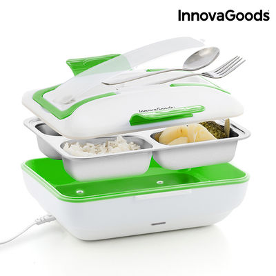 InnovaGooods Pro Elektrische Lunchbox 50W Weiß Grün - Foto 5