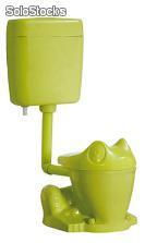 Sapho Kid - Inodoro completo para niños con cisterna y desagüe inferior,  estampado en color CK301.400.0F