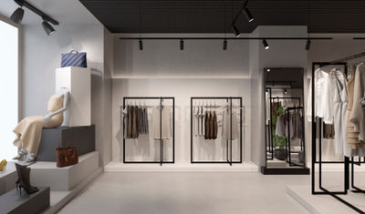 INRETAIL | Porte-vêtements pour magasins modèle May H130, portant boutique - Photo 5