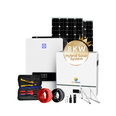 Instalación solar doméstica híbrida de 8 kW Instalación solar fotovoltaica