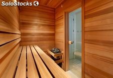 Installation de sauna