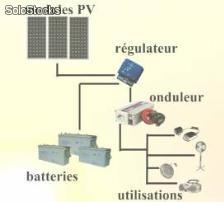 Installation photovoltaïque autonome