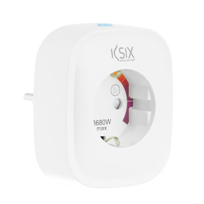 Inteligentny kontakt KSIX Smart Energy Slim WIFI 250V Biały