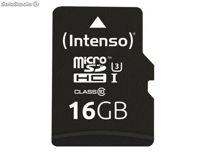 Intenso 16 GB - MicroSDHC - Klasse 10 - uhs-i - 90 mb/s - Class 3 (U3) 3433470