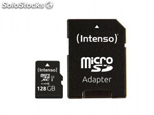 Intenso MicroSD 128GB + Adapter CL10, U1 (Blister)