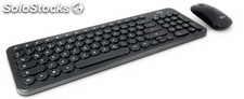 Inter-Tech Tastatur qwerty 88884089 Schwarz
