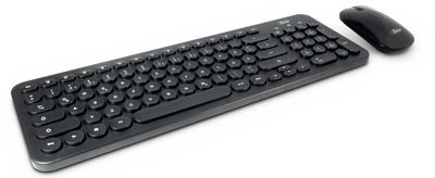 Inter-Tech Tastatur qwerty 88884089 Schwarz
