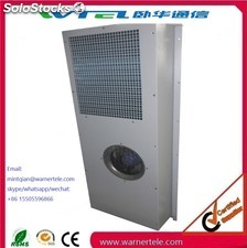 Intercambiador de calor de acero inoxidable para telecomunicaciones.