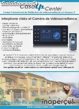 Interphone vidéo et Caméra de surveillance pour les espaces extérieurs.