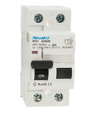 Interruptores diferenciales 10KA-2P-25A-30mA.