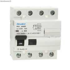 Interruptores diferenciales 10KA-4P-25A-300mA