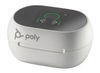 Intrauriculares Poly Voyager Free 60+ UC color Blanco Arena +Adaptador USB-A
