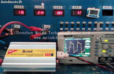 Inversor de corriente 800w cargador adaptador AC convertidor para auto conversor - Foto 4